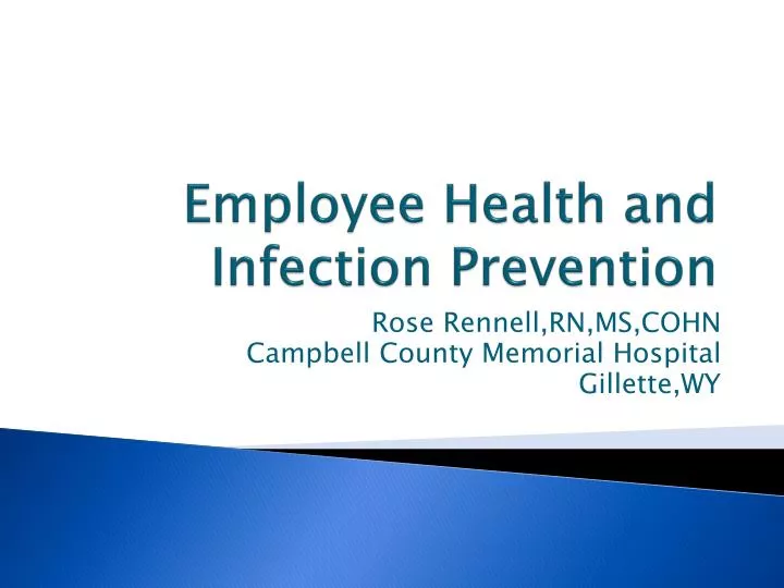 employee health and infection prevention