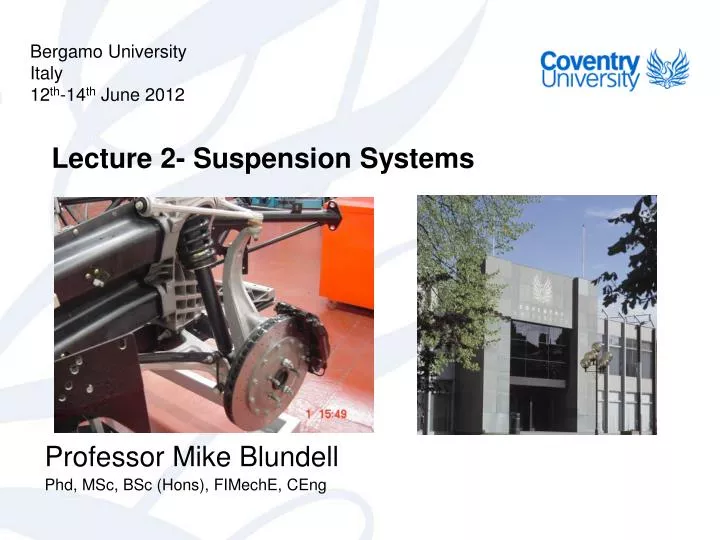 lecture 2 suspension systems