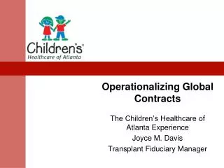 Operationalizing Global Contracts