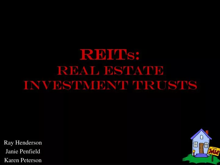 reit s real estate investment trusts