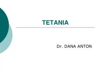 TETANIA