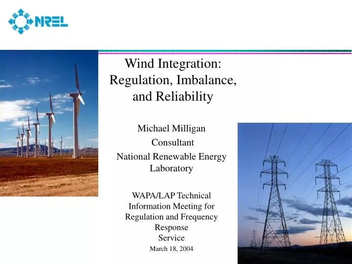 wind integration regulation imbalance and reliability