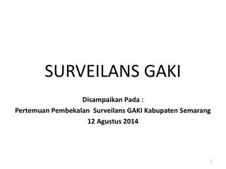 surveilans gaki