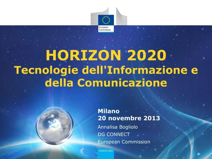 horizon 2020 tecnologie dell informazione e della comunicazione