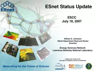 ESnet Status Update