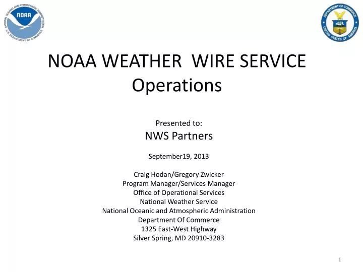 noaa weather wire service operations