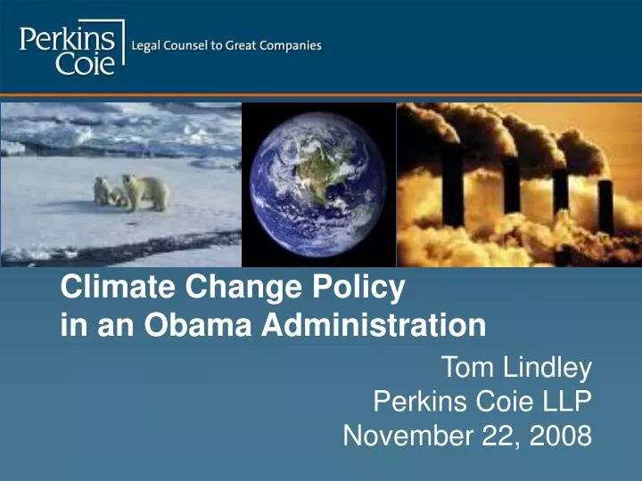 climate change policy in an obama administration
