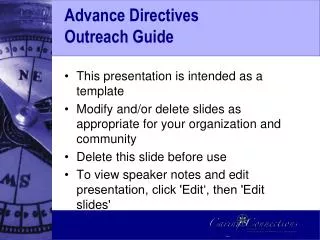 Advance Directives Outreach Guide