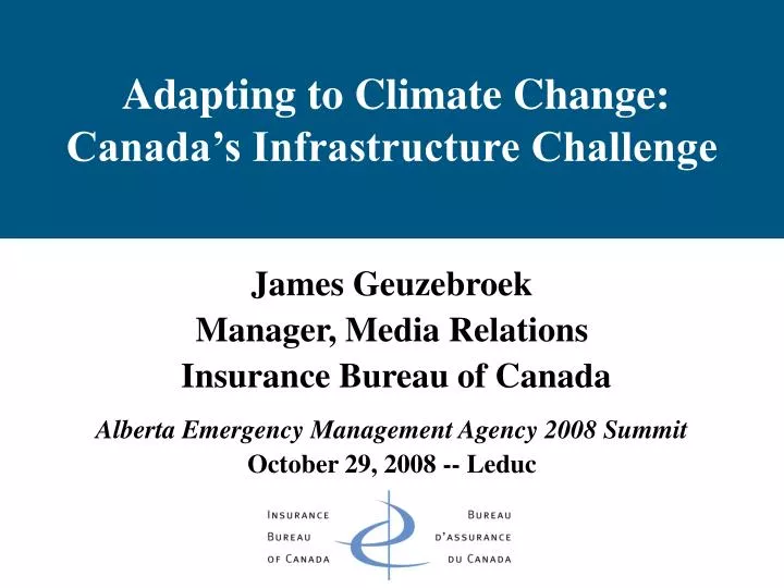 adapting to climate change canada s infrastructure challenge