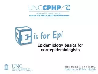 Epidemiology Applications: Disaster and Environmental Epidemiology