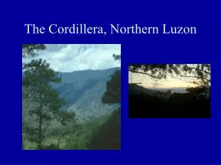 The Cordillera, Northern Luzon