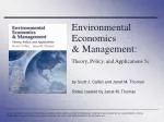 Sustainable Development International Environmental Agreements and International Trade