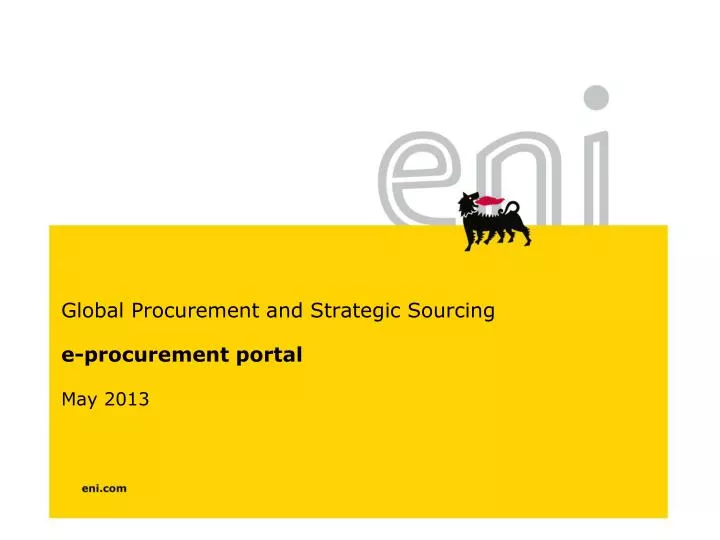 e procurement portal