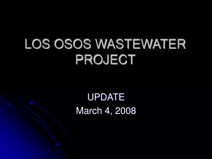 los osos wastewater project