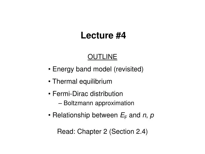 lecture 4