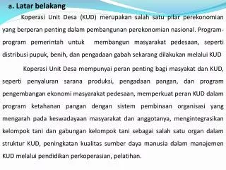 a latar belakang