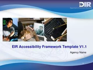 EIR Accessibility Framework Template V1.1