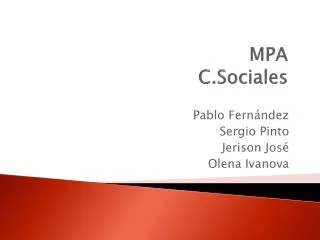 mpa c sociales