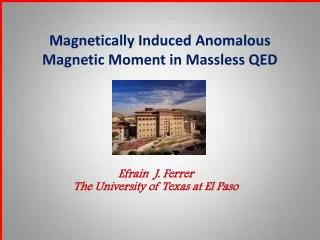 Magnetically Induced Anomalous Magnetic Moment in Massless QED