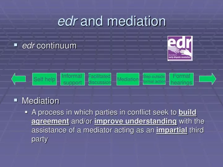 edr and mediation