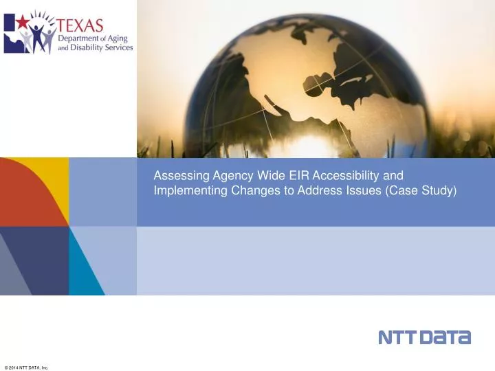 assessing agency wide eir accessibility and implementing changes to address issues case study