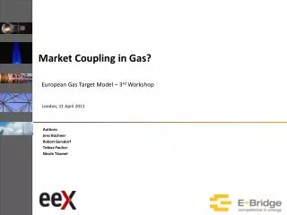 Market Coupling in Gas?