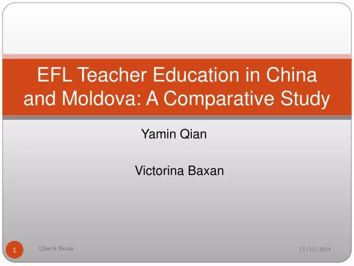 efl teacher education in china and moldova a comparative study