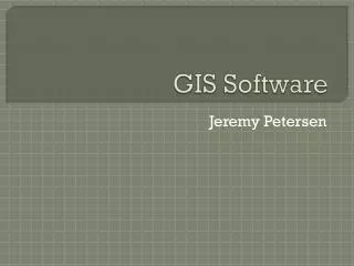 GIS Software