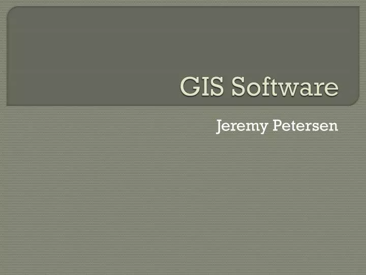 gis software