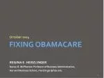 Fixing obamacare