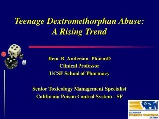 Teenage Dextromethorphan Abuse: A Rising Trend