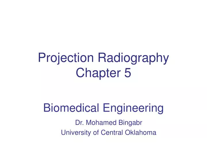 projection radiography chapter 5