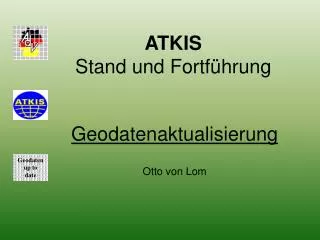 atkis stand und fortf hrung