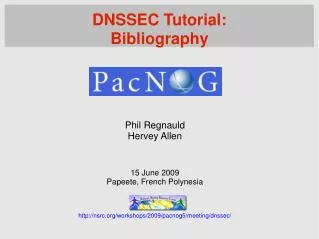 DNSSEC Tutorial: Bibliography