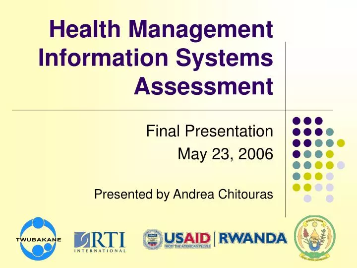health management information systems assessment