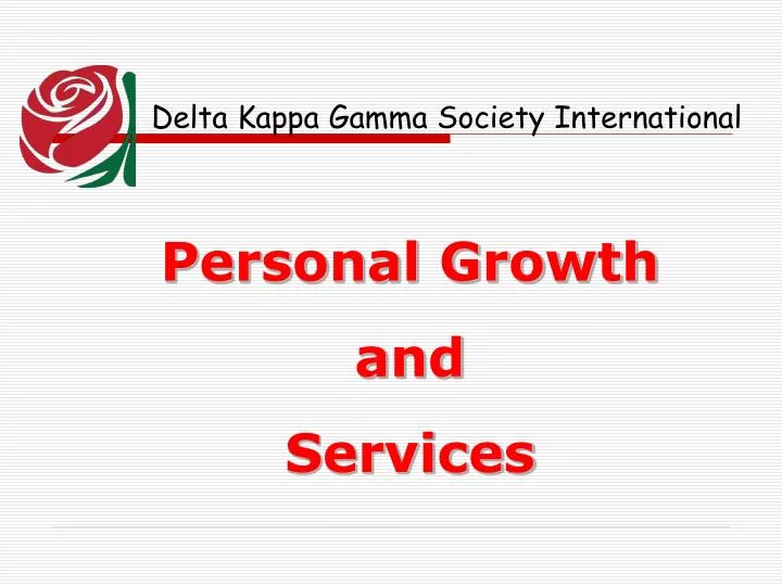 personal growth and services