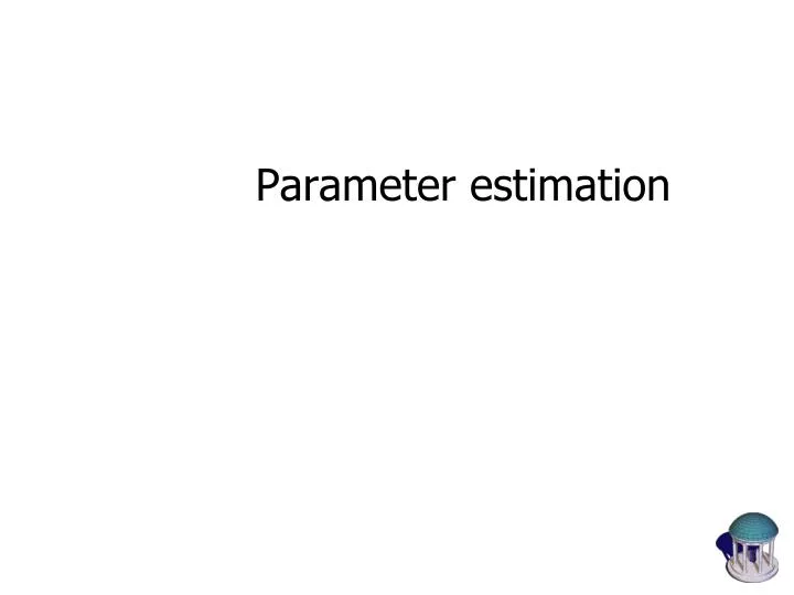 parameter estimation