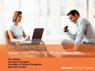 ISV Community Day