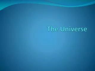 The Universe