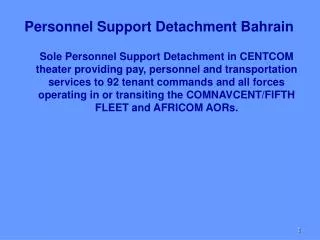 Personnel Support Detachment Bahrain
