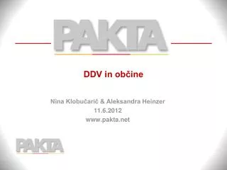 ddv in ob ine