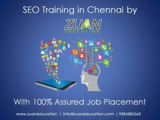 SEO Training in Chennai By Zuan Education