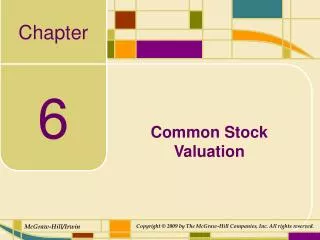 Common Stock Valuation