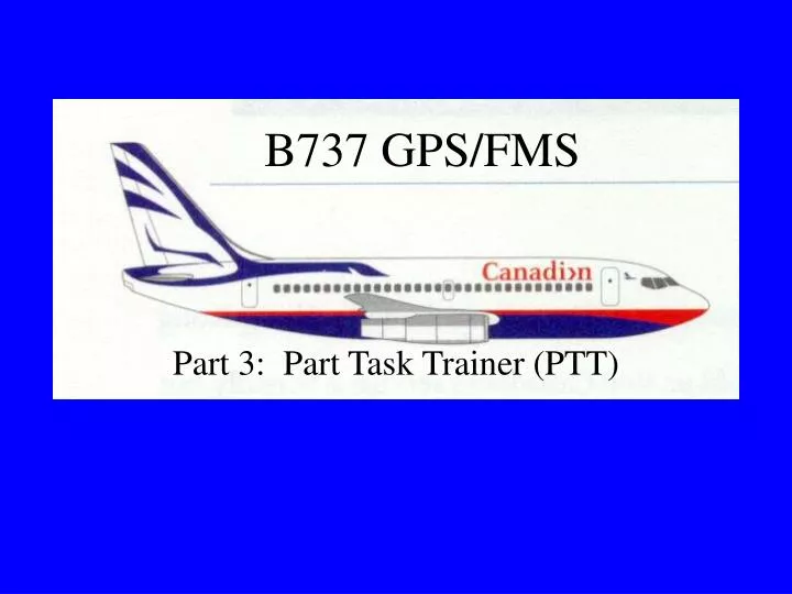 b737 gps fms