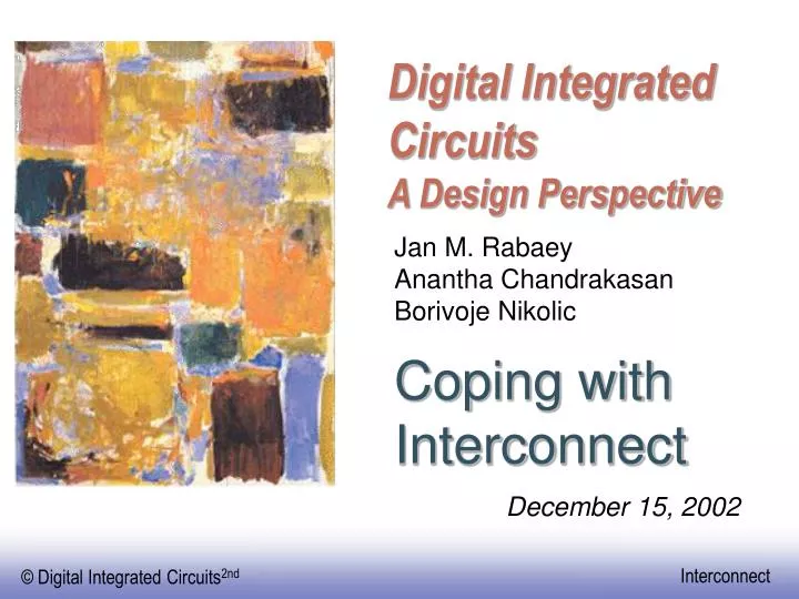 digital integrated circuits a design perspective