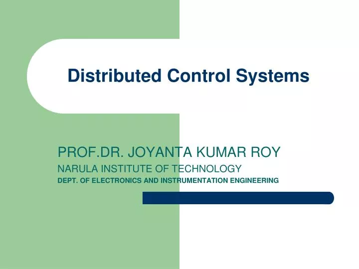 distributed control systems