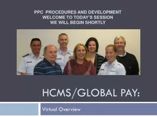HCMS/Global Pay: