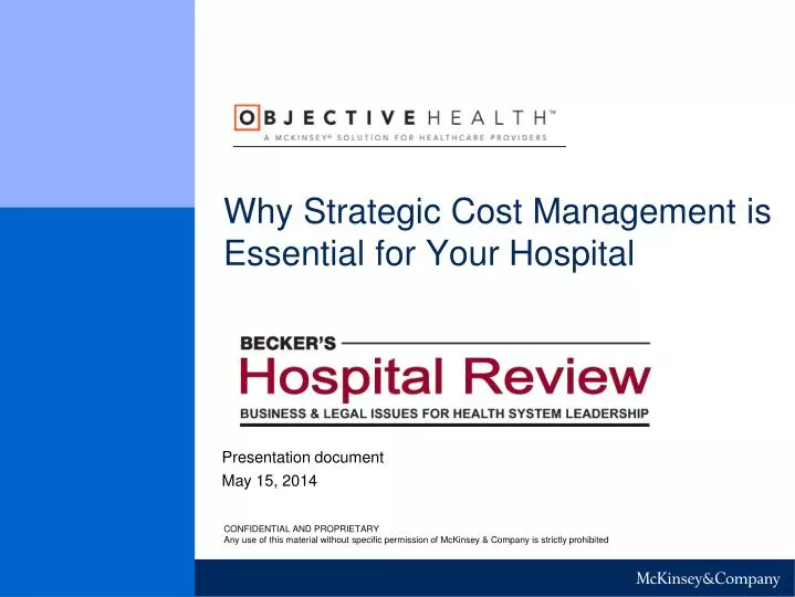 why strategic cost management is essential for your hospital