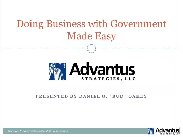 doing business with government made easy
