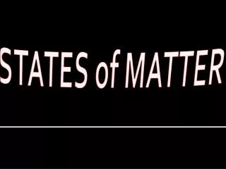 states of matter